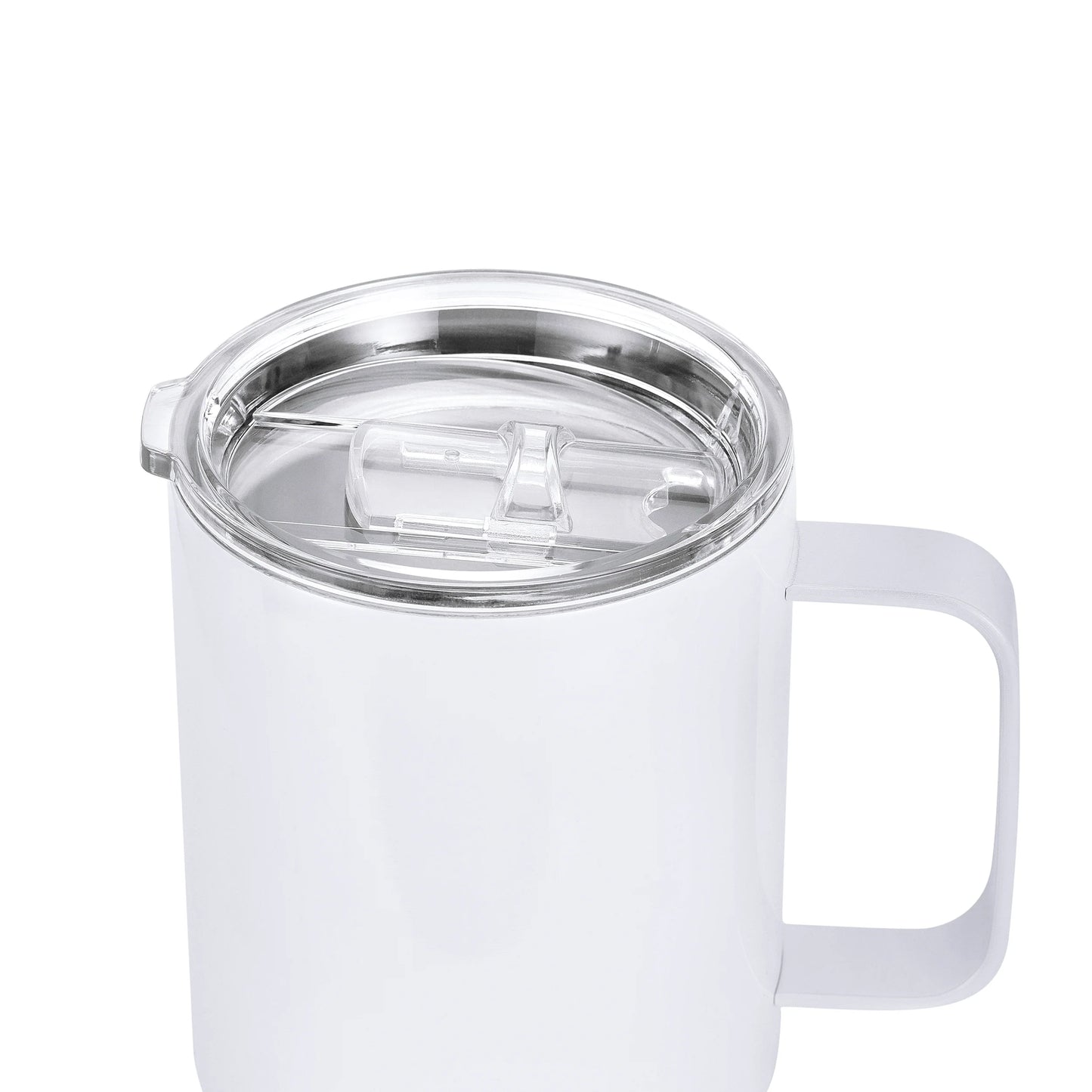 It's Fine, I'm Fine, Everything is Fine, 12 oz Stainless Steel Camper mug with lid