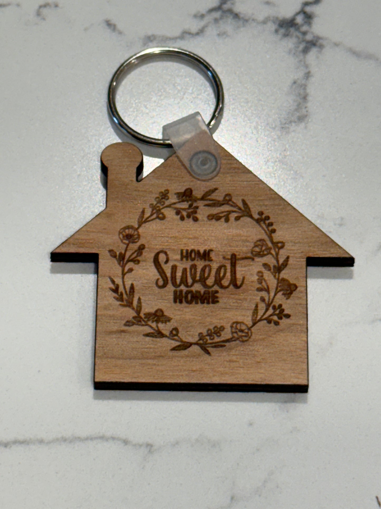 Personalized Real Estate Agent Keychain, New Home Buyer Gift, Gift from Real Estate Agent, Closing Gift for New Homeowner, House Key Chain