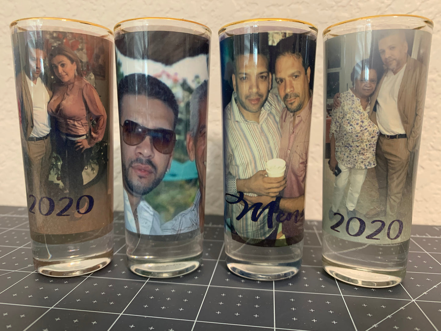 Custom image shot glass 2.5 oz, Personalized shot glass