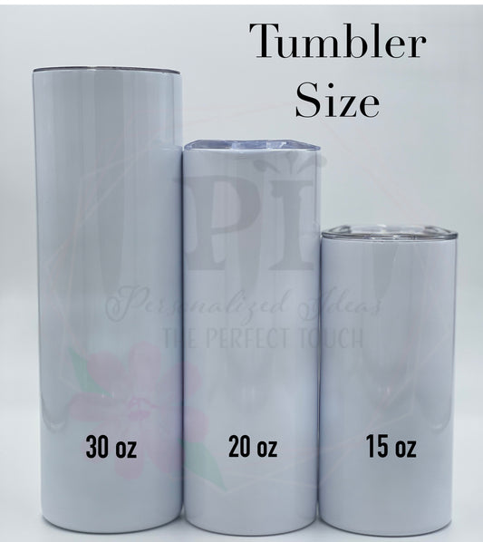 12 pc - 30 oz Custom Personalized Tumbler Same design no Variety, Same Logo by the Dz. (Copy)