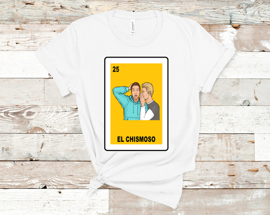 El Chismoso loteria T-Shirt, The Gossip man loteria shirt