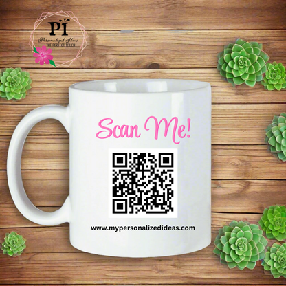 11 oz Custom Ceramic Mug, personalized mug for companies, and special gifts.
