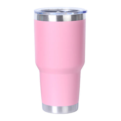 Personalized 30 oz Tumbler, with bottom wildflowers, and a butterfly, and custom name