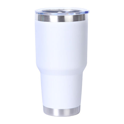 Personalized 30 oz Tumbler, with bottom wildflowers, and a butterfly, and custom name