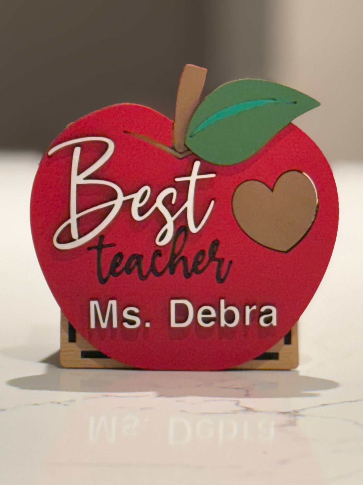Personalized, custom pencil holder