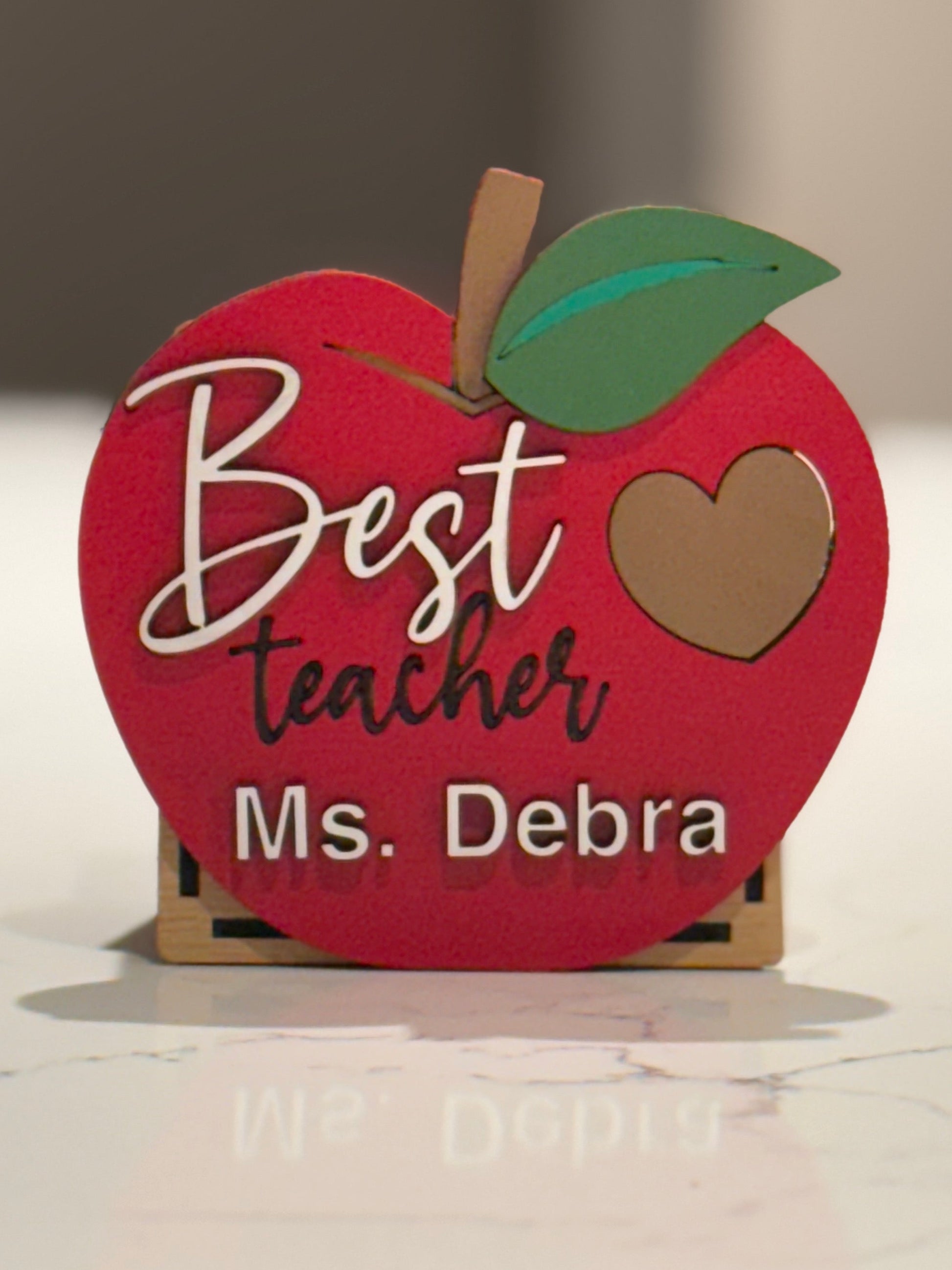 Personalized, custom pencil holder