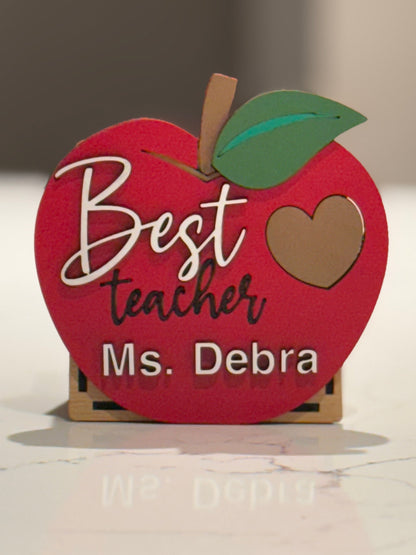 Personalized, custom pencil holder