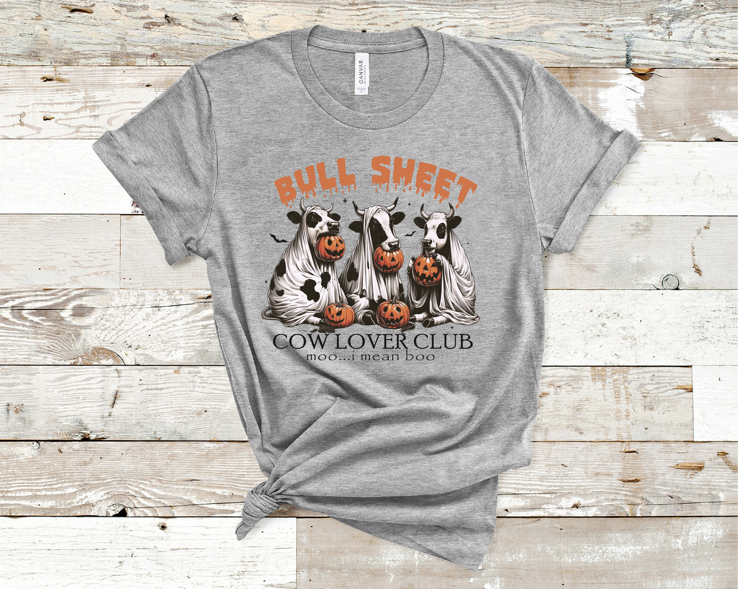 Bull Sheet Cow Lover Club T-shirt