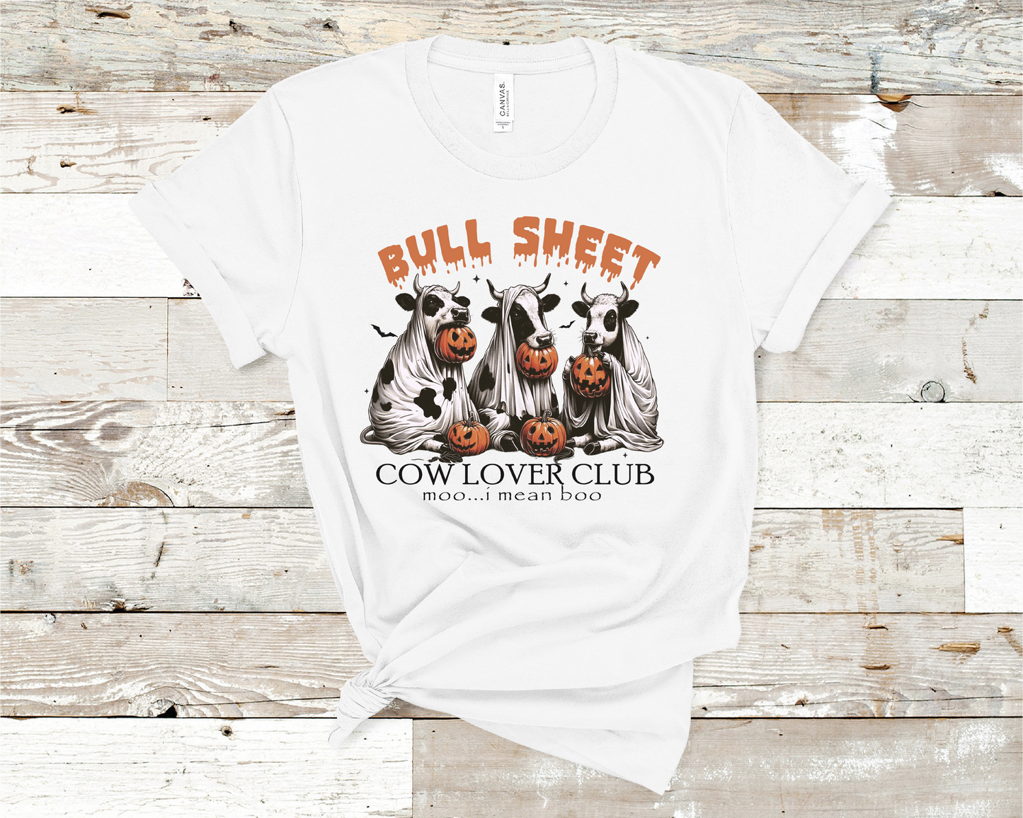Bull Sheet Cow Lover Club T-shirt
