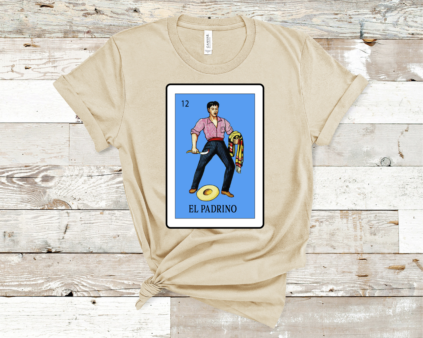 Loteria El Padrino, T-shirt, El Padrino shirt, godfather shirt (HTV)