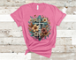 Faith Cross with flowers T-shirt ready to ship