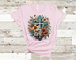 Faith Cross with flowers T-shirt ready to ship