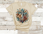 Faith Cross with flowers T-shirt ready to ship