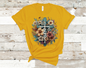 Faith Cross with flowers T-shirt ready to ship