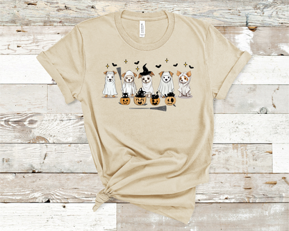 Ghost Puppies Halloween T-shirt