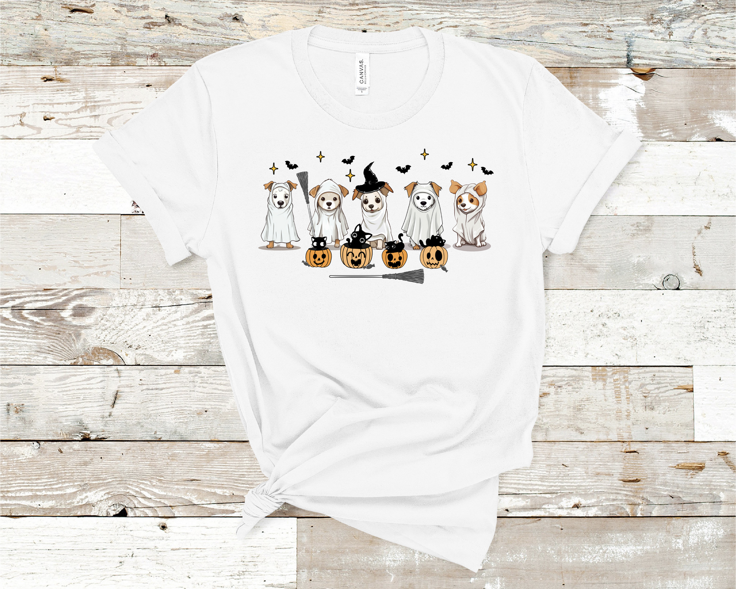 Ghost Puppies Halloween T-shirt