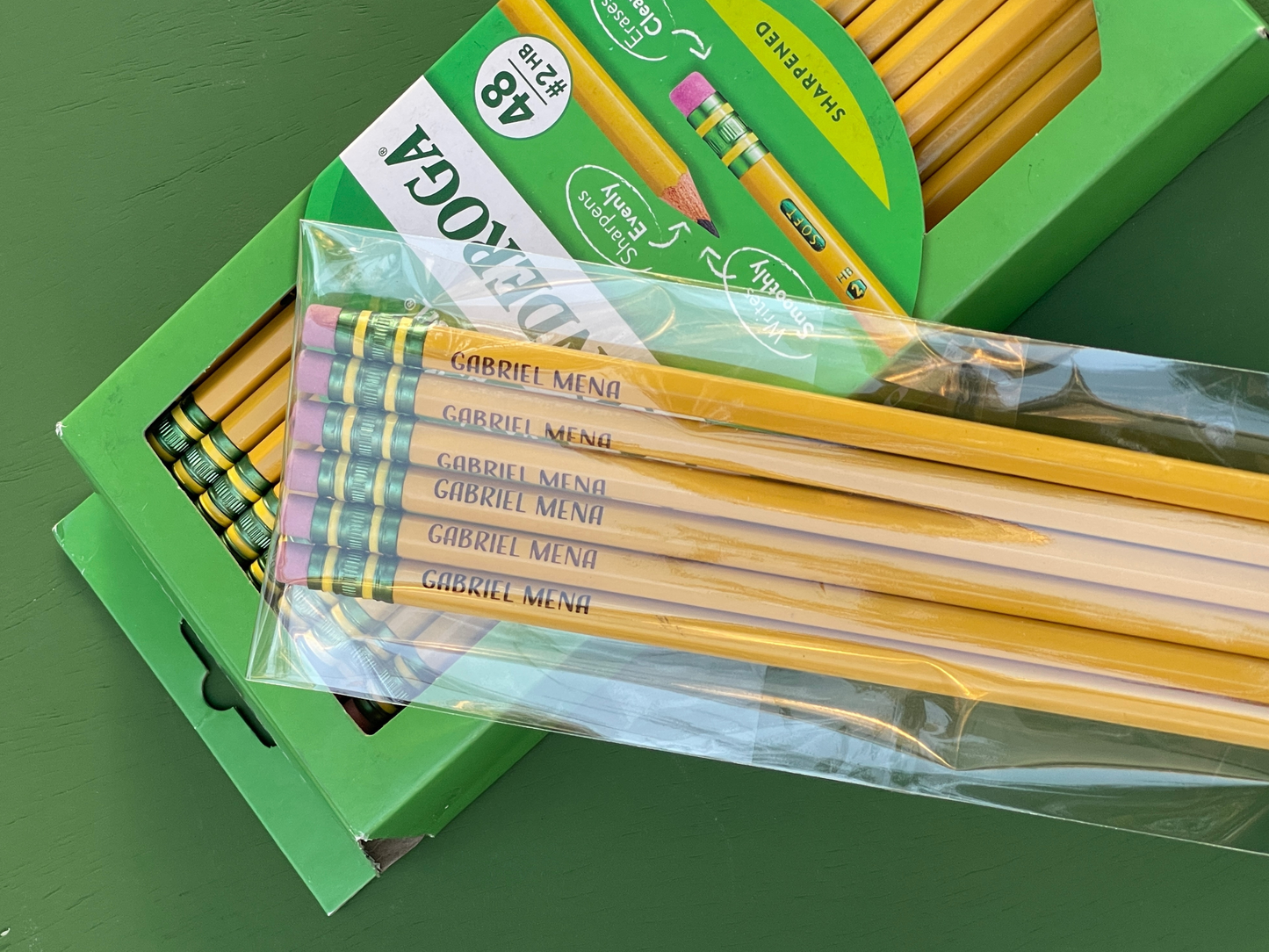 Personalized Pencils | Engraved Pencils | Back to School | Ticonderoga Pencils | Student Gift| #2 pencils