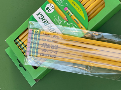Personalized Pencils | Engraved Pencils | Back to School | Ticonderoga Pencils | Student Gift| #2 pencils