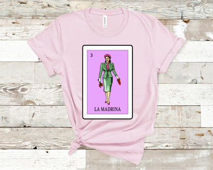 Loteria La Madrina, T-shirt, La Madrina shirt, godmother shirt (HVT)