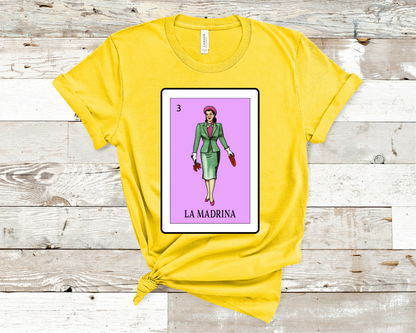 Loteria La Madrina, T-shirt, La Madrina shirt, godmother shirt (HVT)