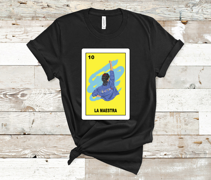 Loteria La Maestra T-shirt, The teacher, poderosa -HTV