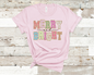 Merry & Bright Christmas T-Shirt (HTV)