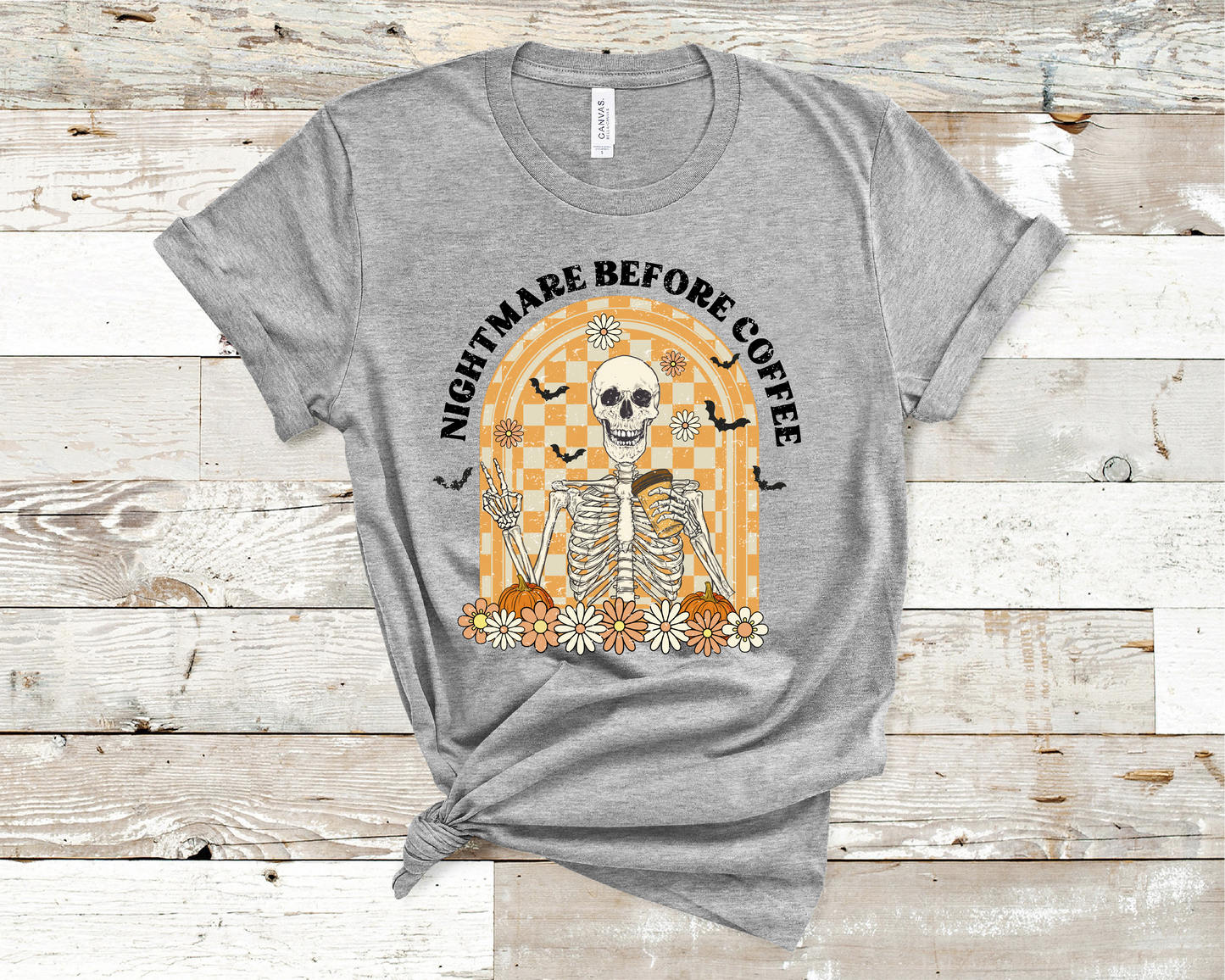 Nightmare Before Christmas Skull Halloween T-shirt