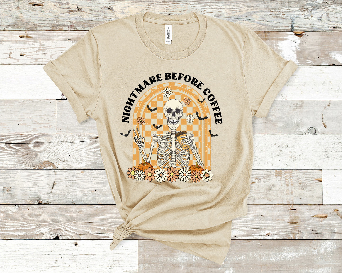 Nightmare Before Christmas Skull Halloween T-shirt