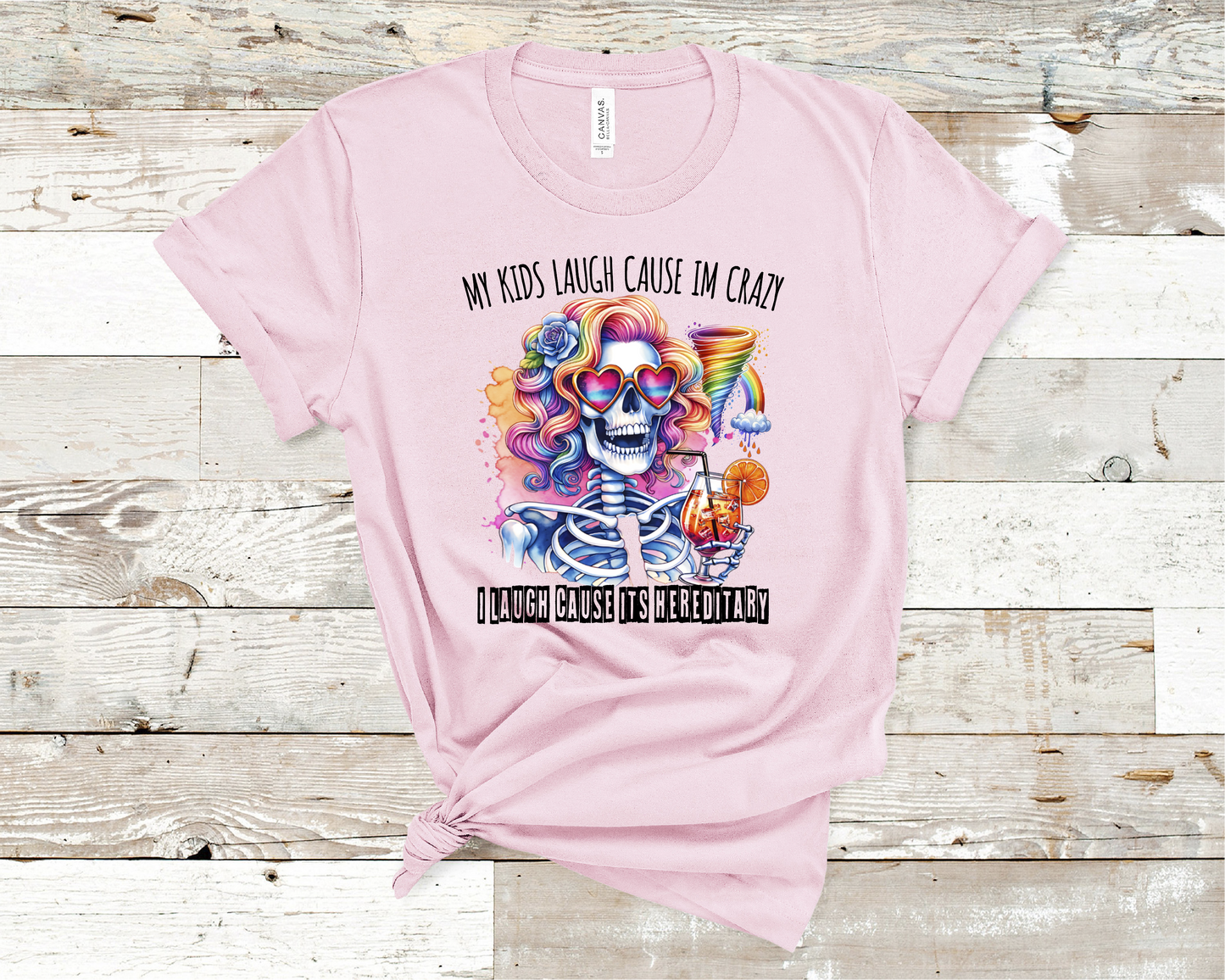 My kids laugh cause im crazy Halloween T-shirt, mom T-shirt