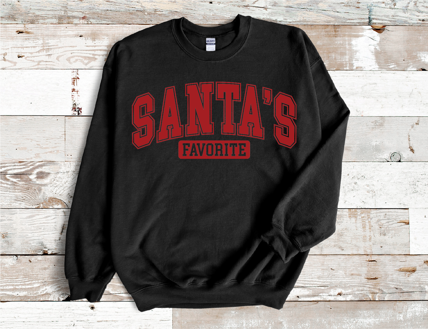 Santas Favorite Christmas Sweatshirt (HTV)
