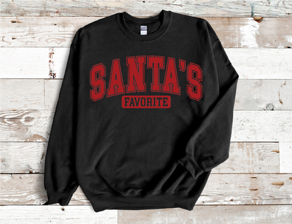 Santas Favorite Christmas Sweatshirt (HTV)